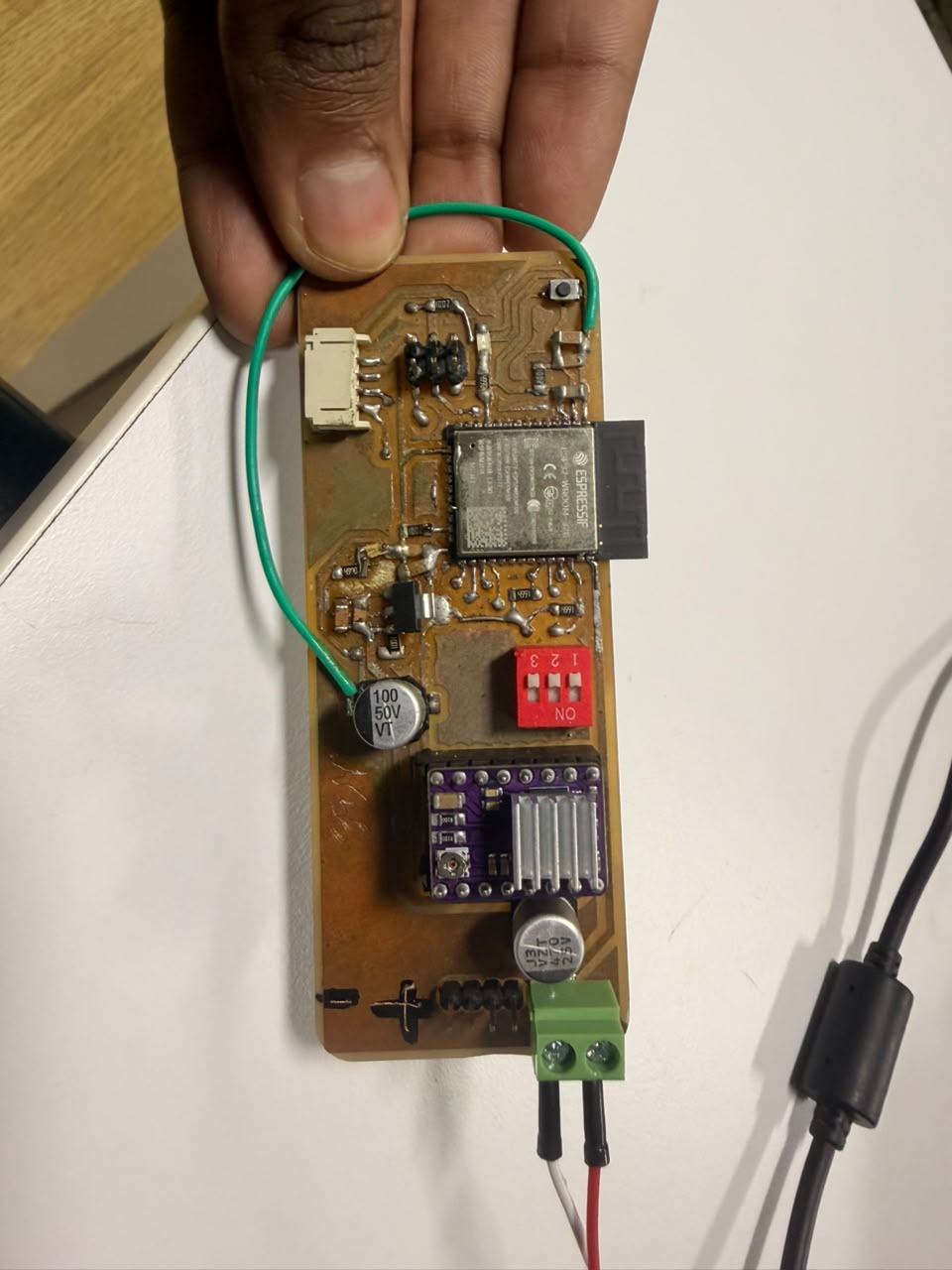 3D view of the board