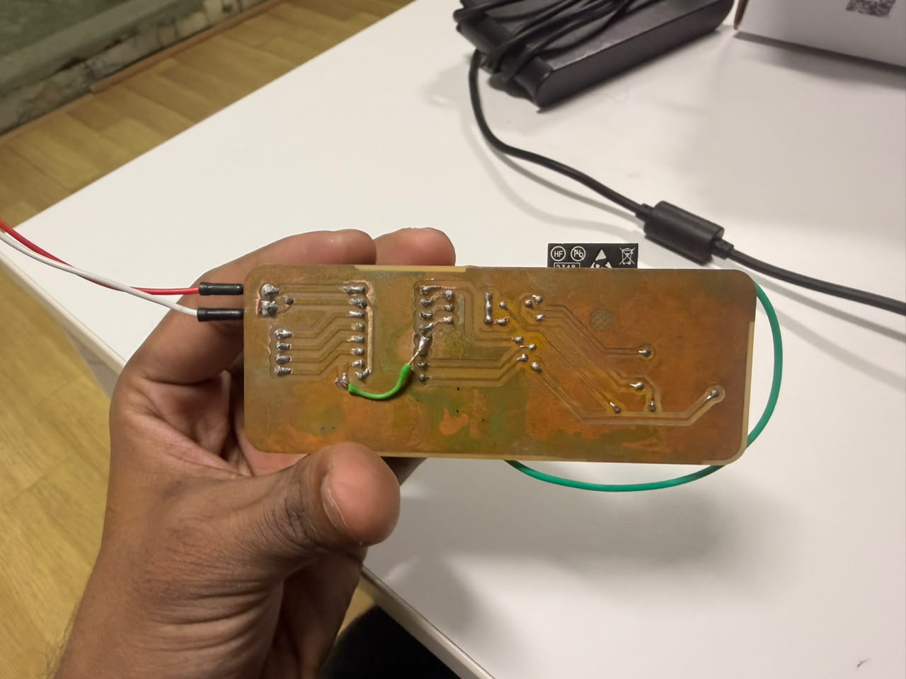3D view of the board
