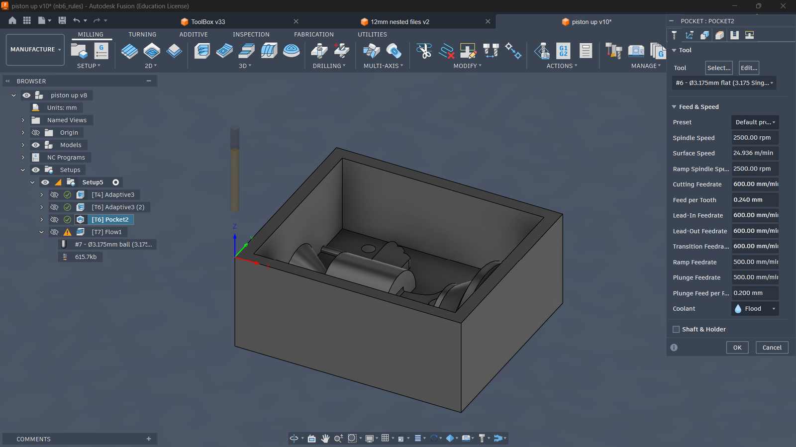 fusion cam setup