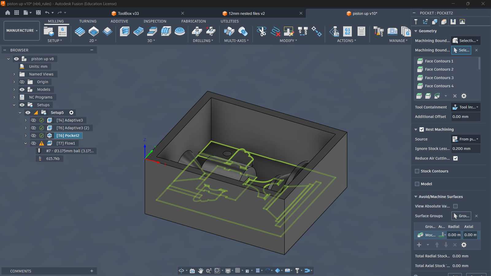 fusion cam setup
