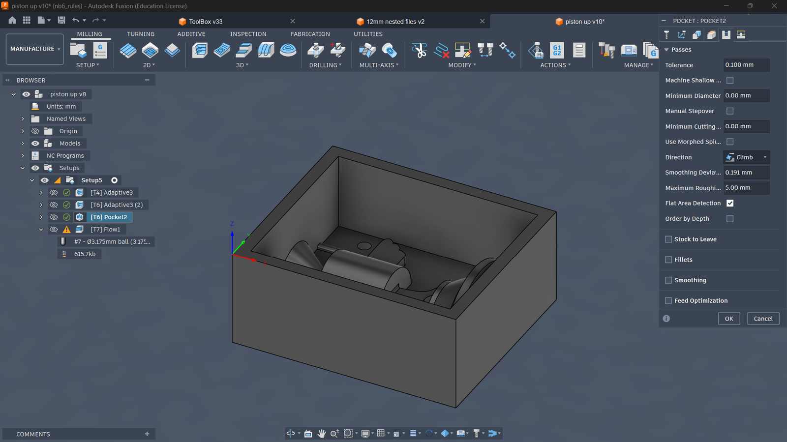 fusion cam setup