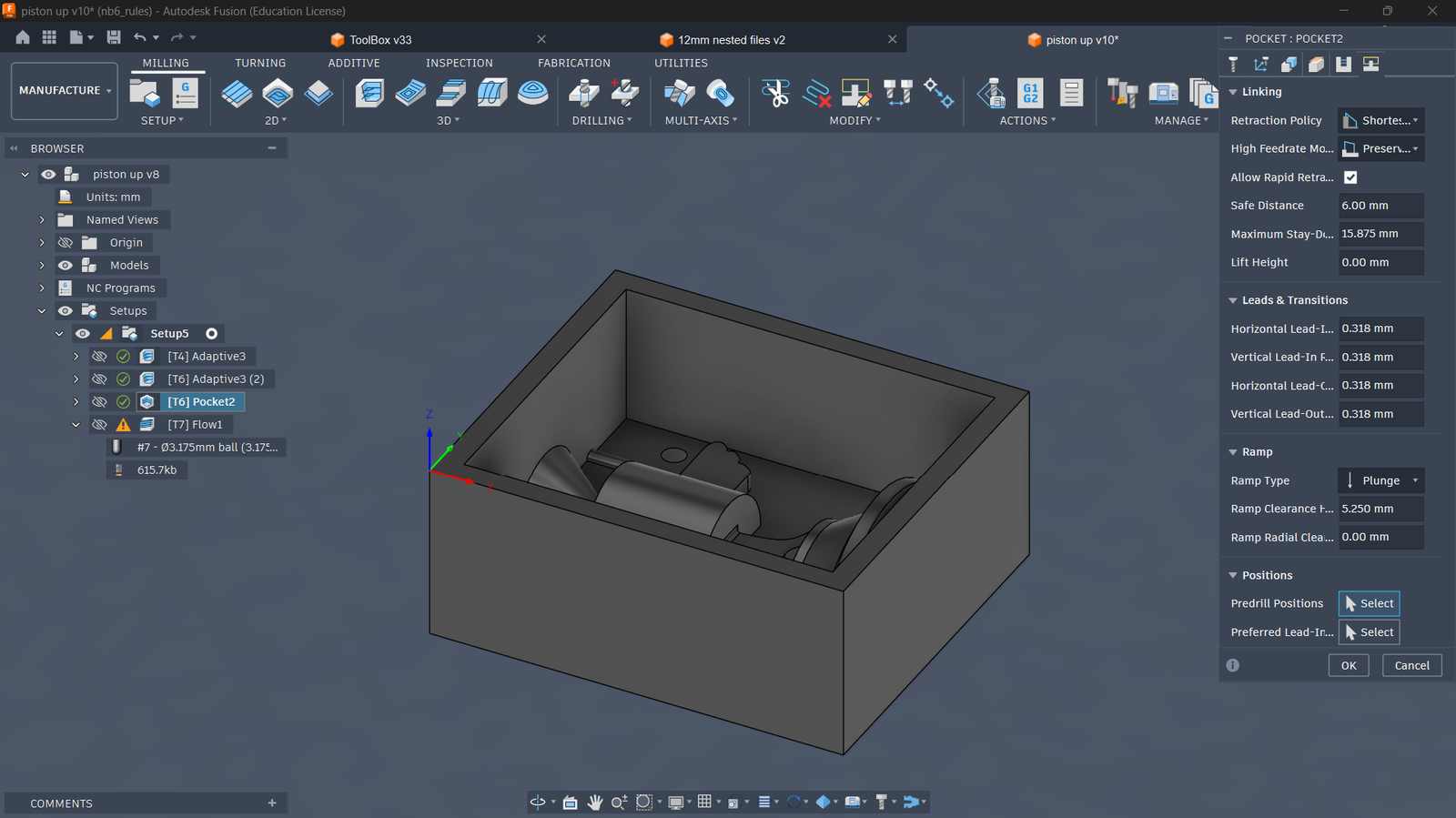 fusion cam setup