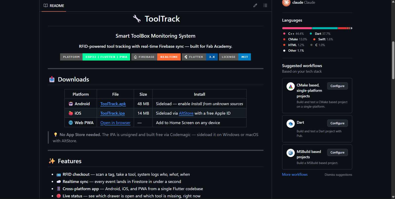 github repository