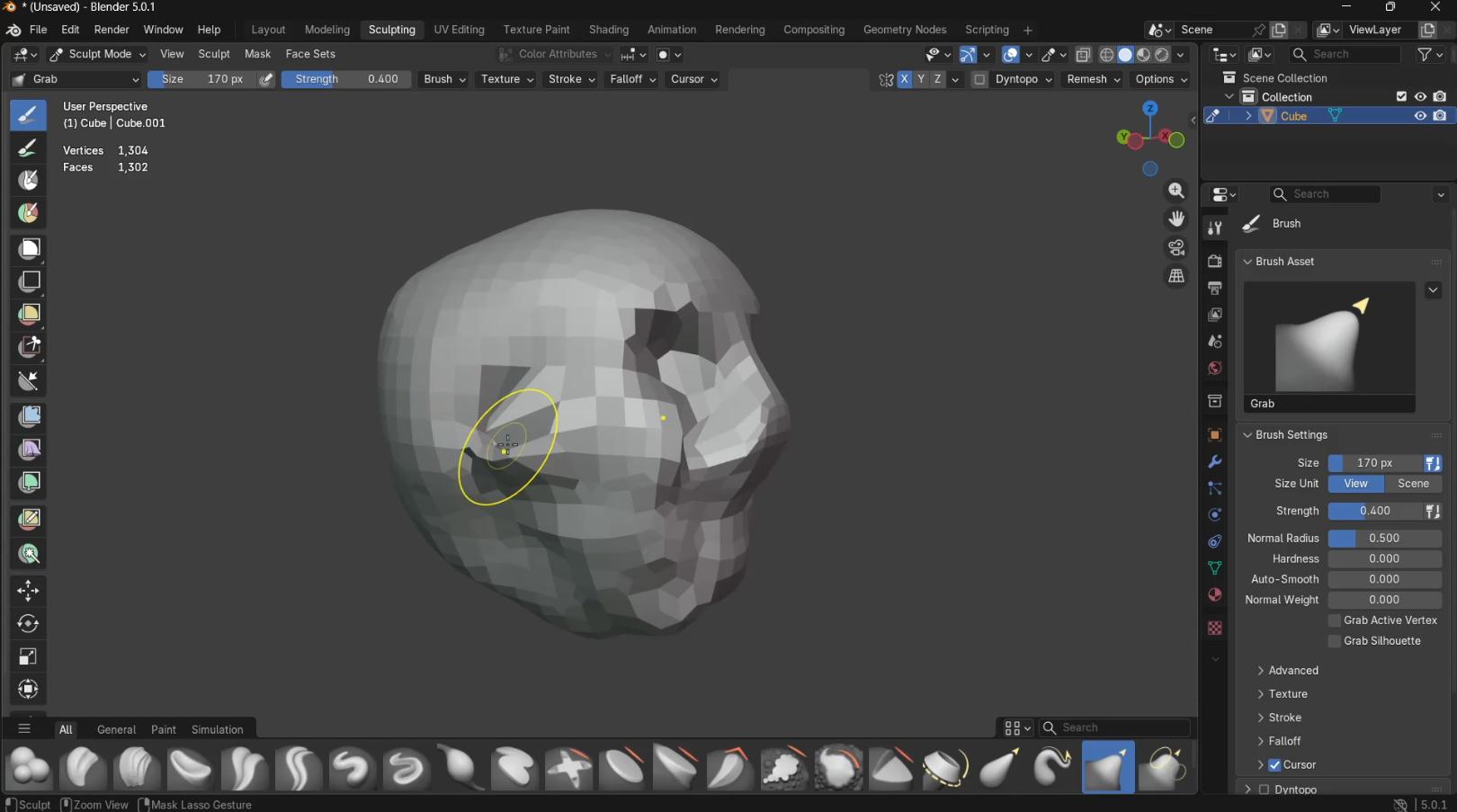 Blender Goblin Progress