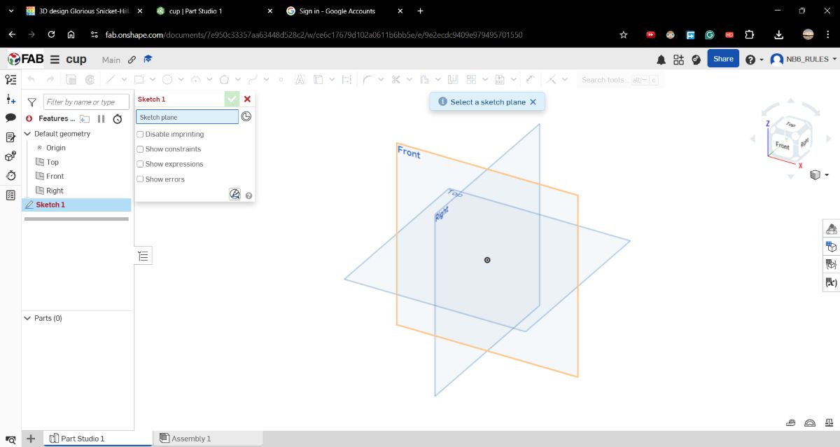 Front Plane Selection