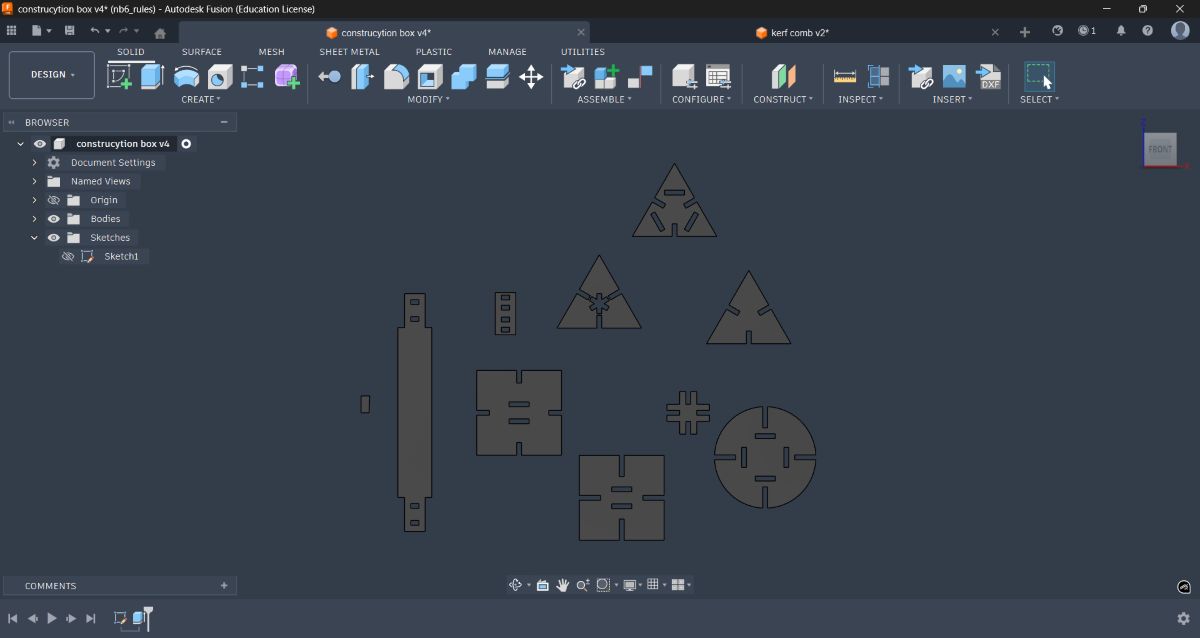 Construction Kit Projection