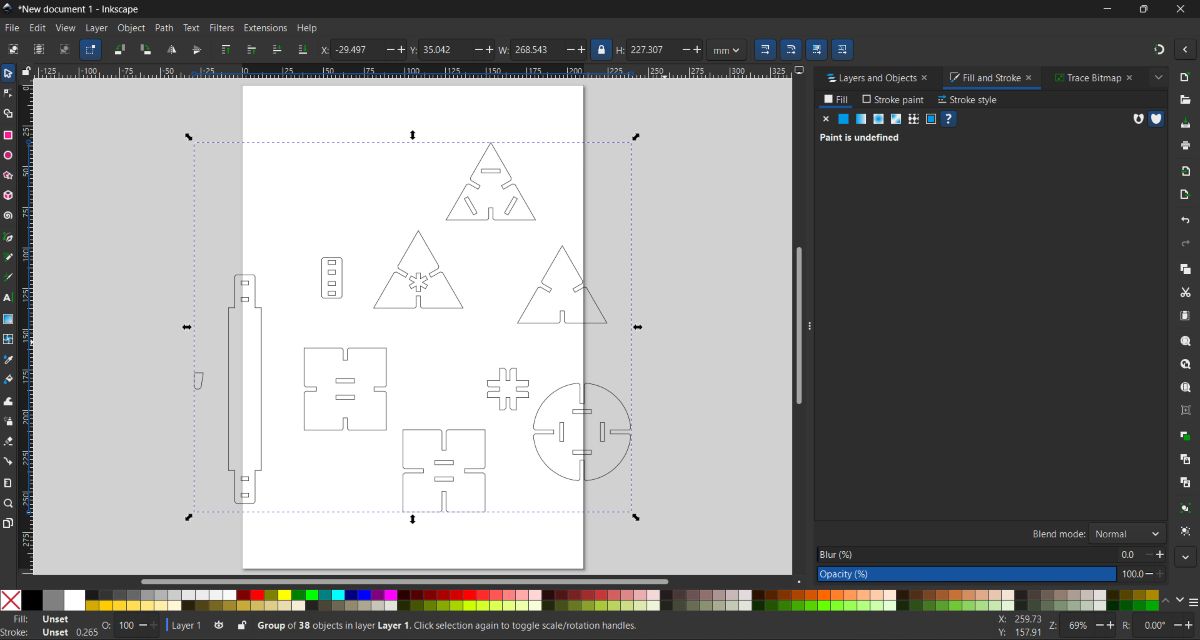 Construction Kit Inkscape Import