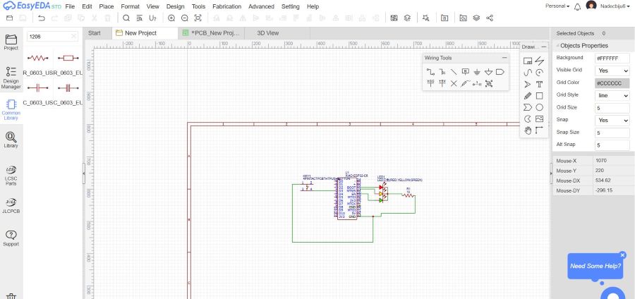 EasyEDA Schematic