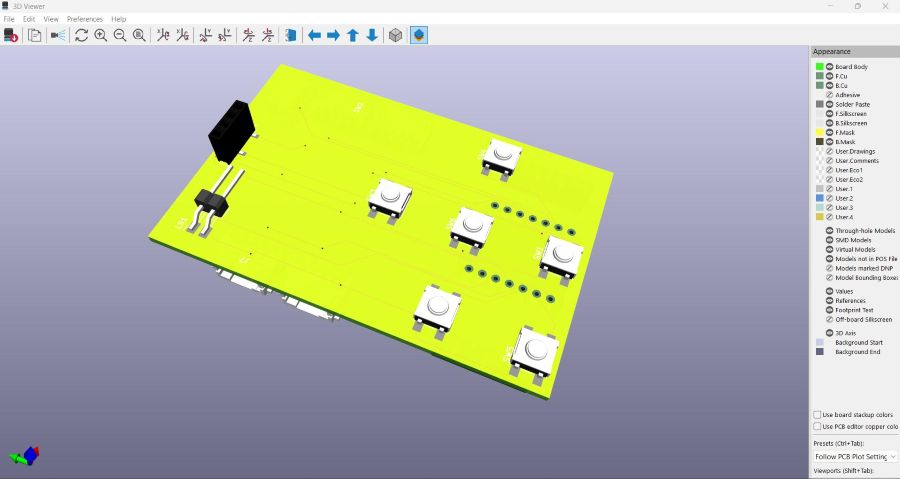 KiCad 3D Viewer