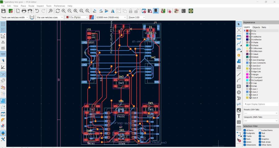 KiCad Routing