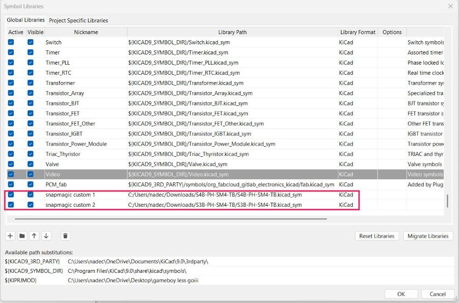 SnapMagic Symbol Import