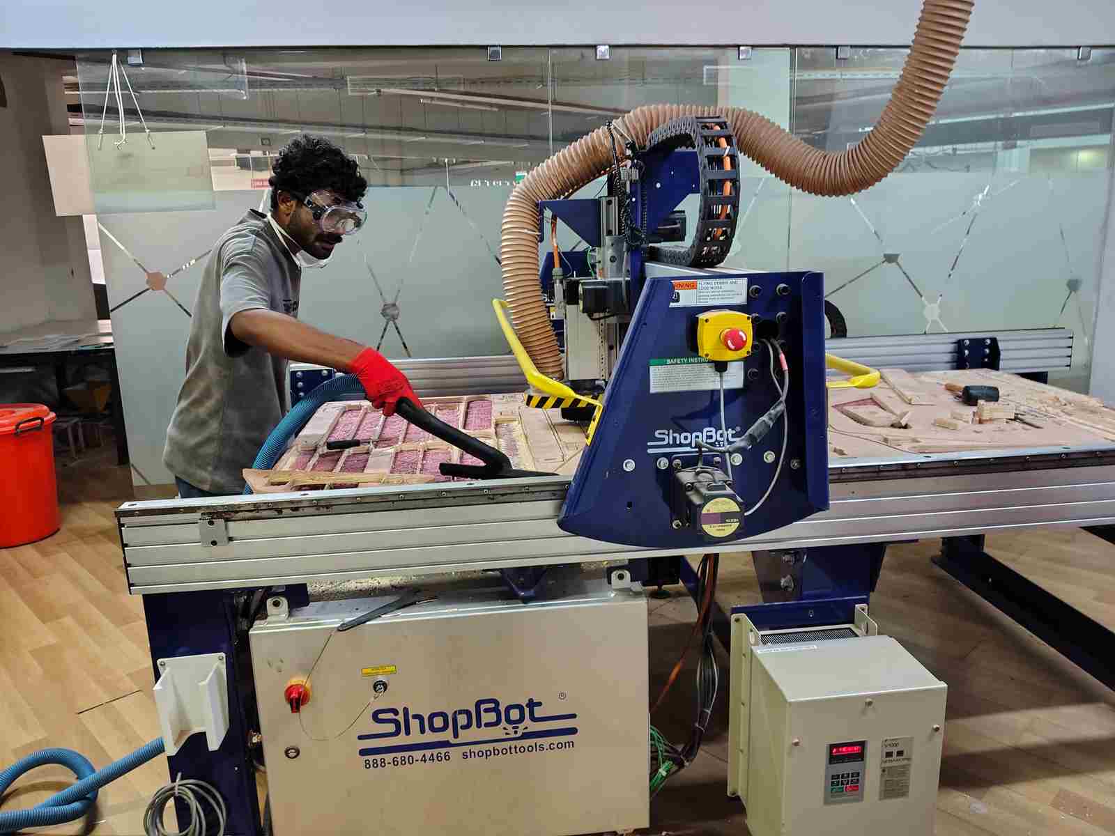 Parts removed from sheet