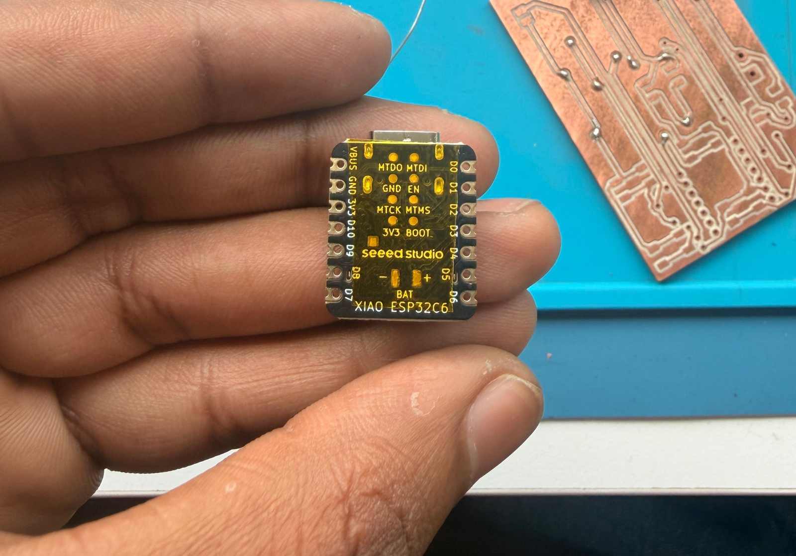 XIAO ESP32-C6 Taped Down