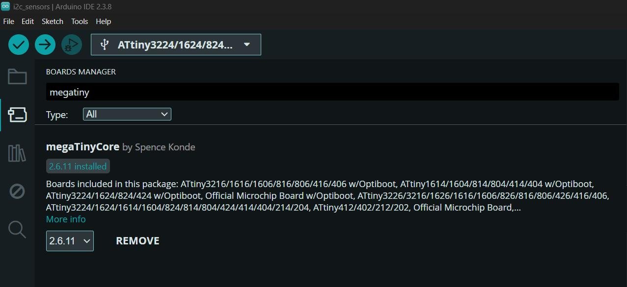 Installing megaTinyCore in the Arduino IDE Boards Manager