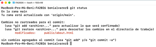 Git status