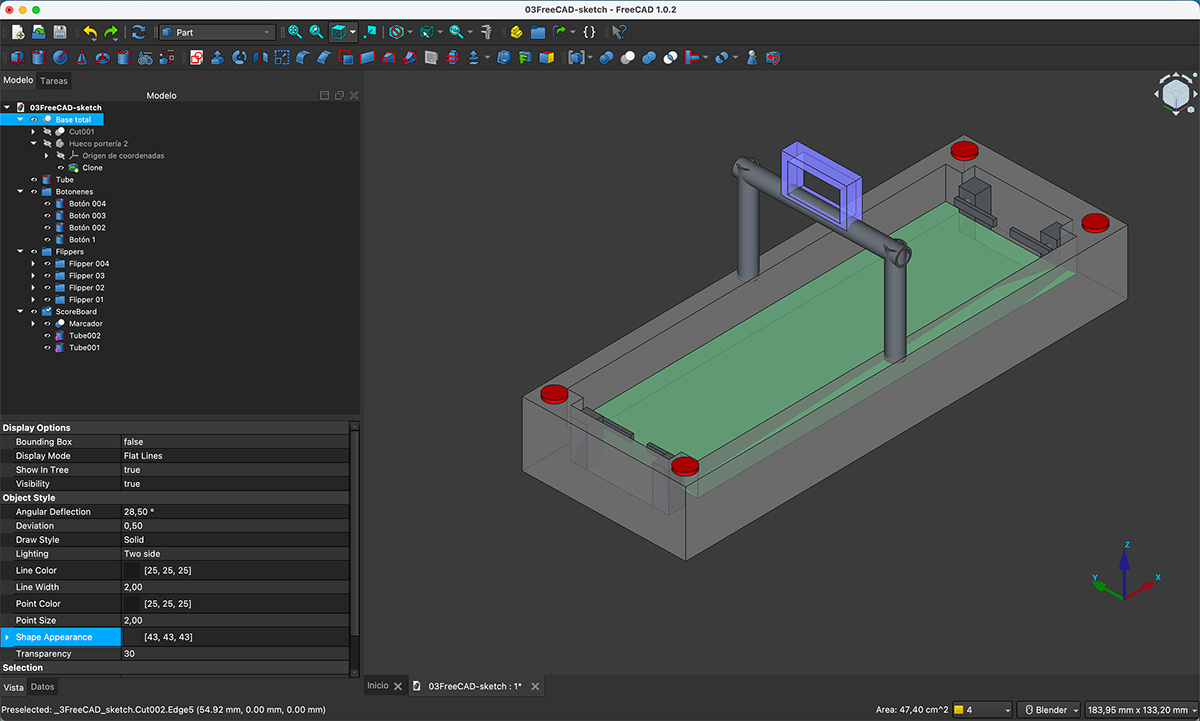 FreeCAD sketch