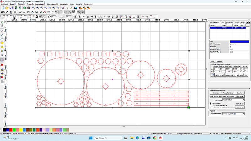 Complete pieces of presskit in RdWorks