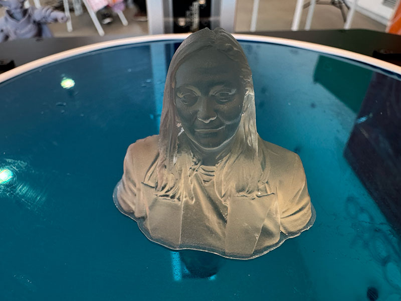 3D resin print result