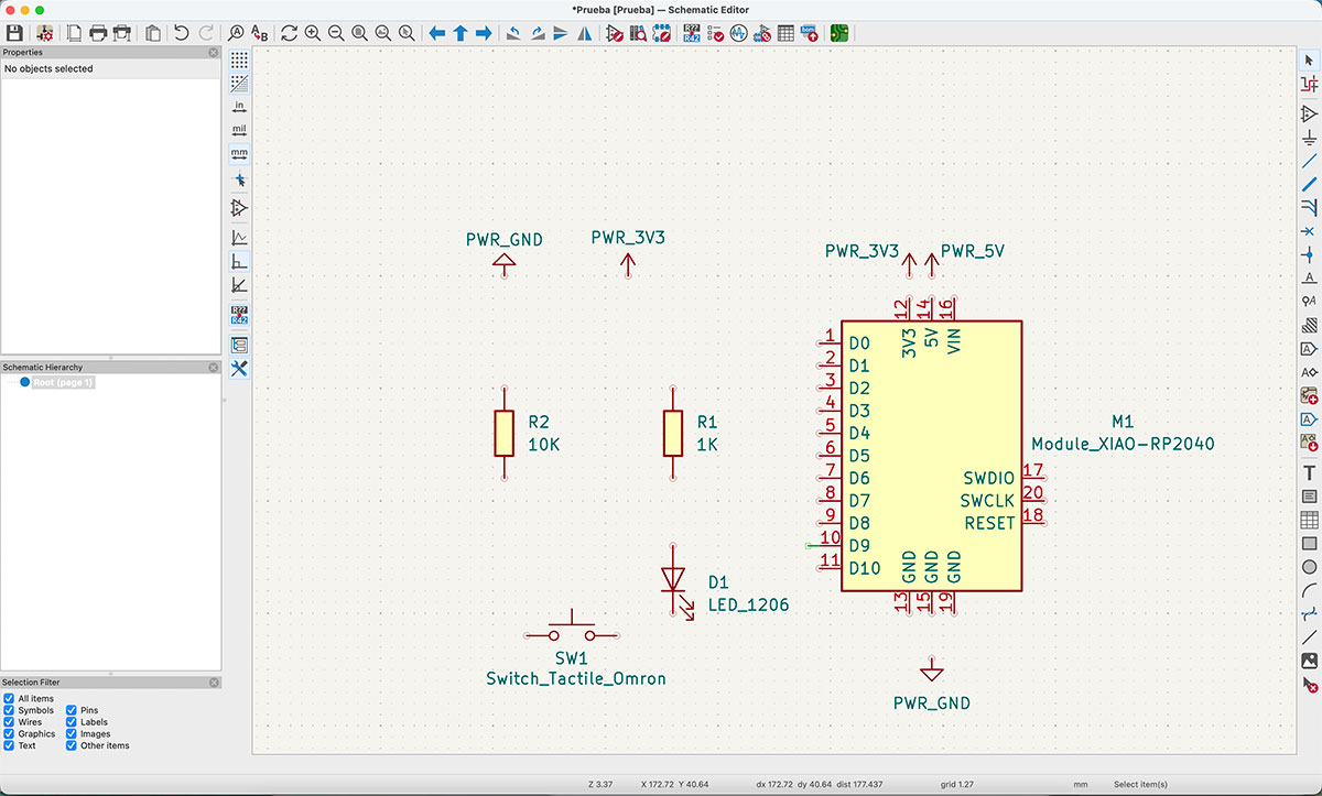 Schematic Editor without wires 