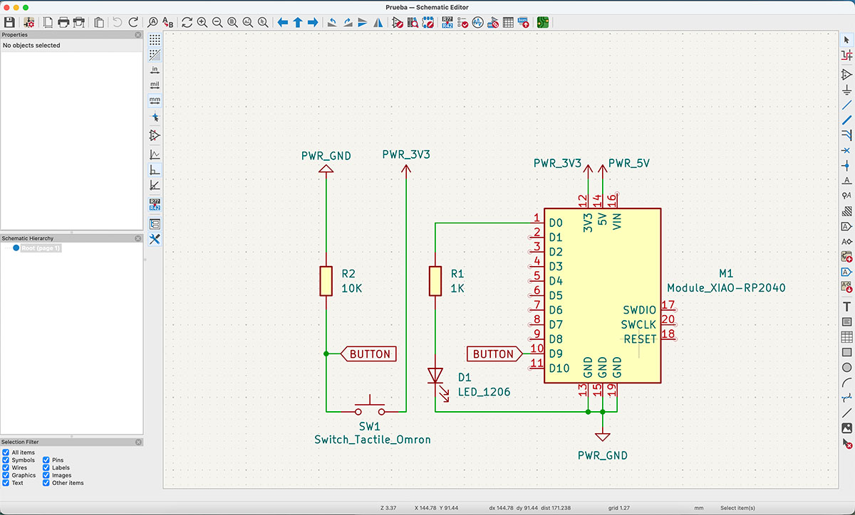 Schematic Editor with wires