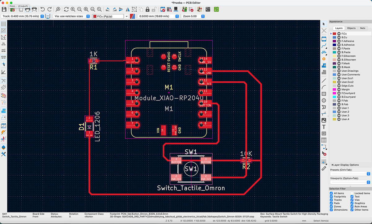My first PCB