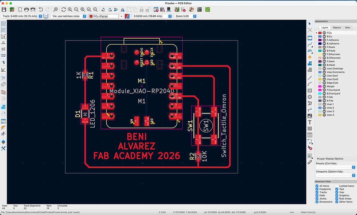 My first PCB v1.1
