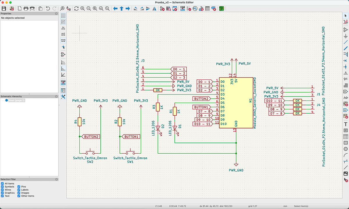 PCB v2 Schematic editor