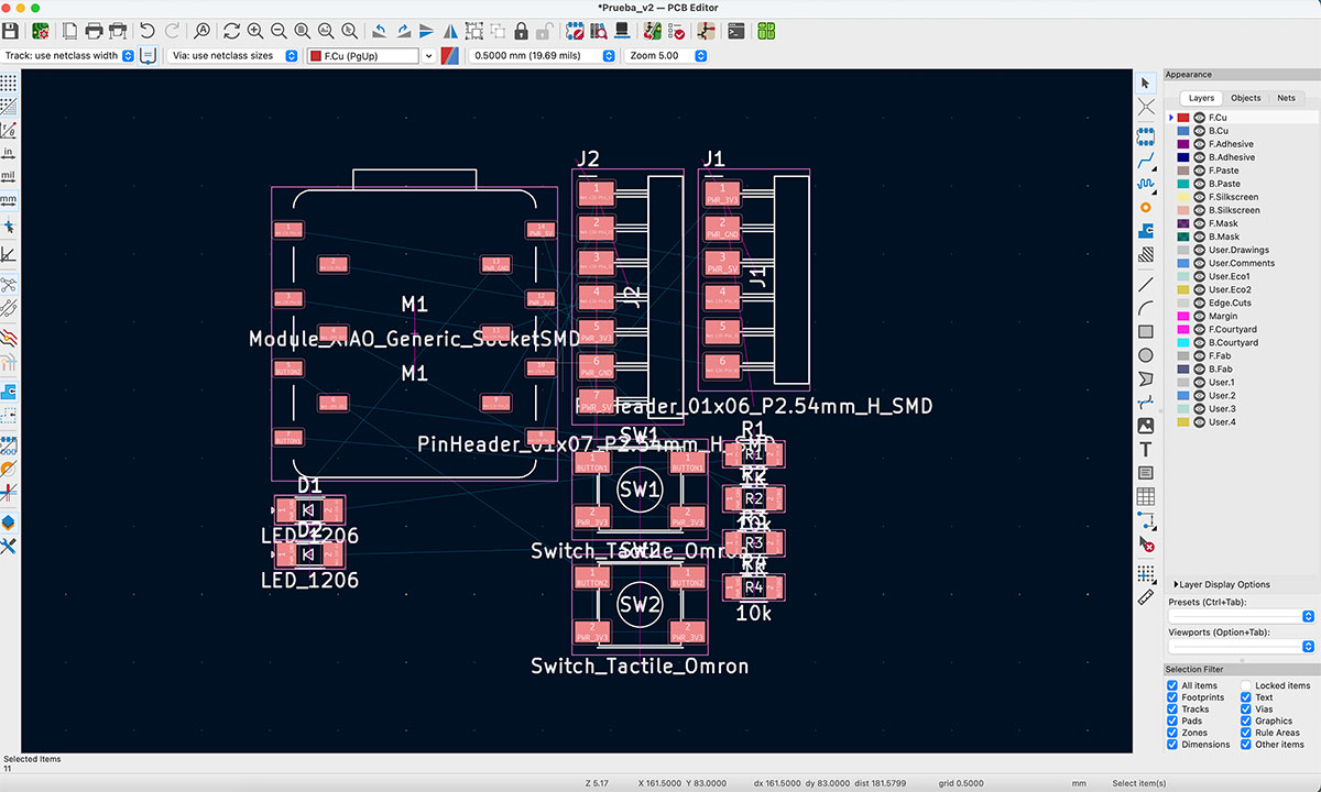 PCB v2 PCB editor