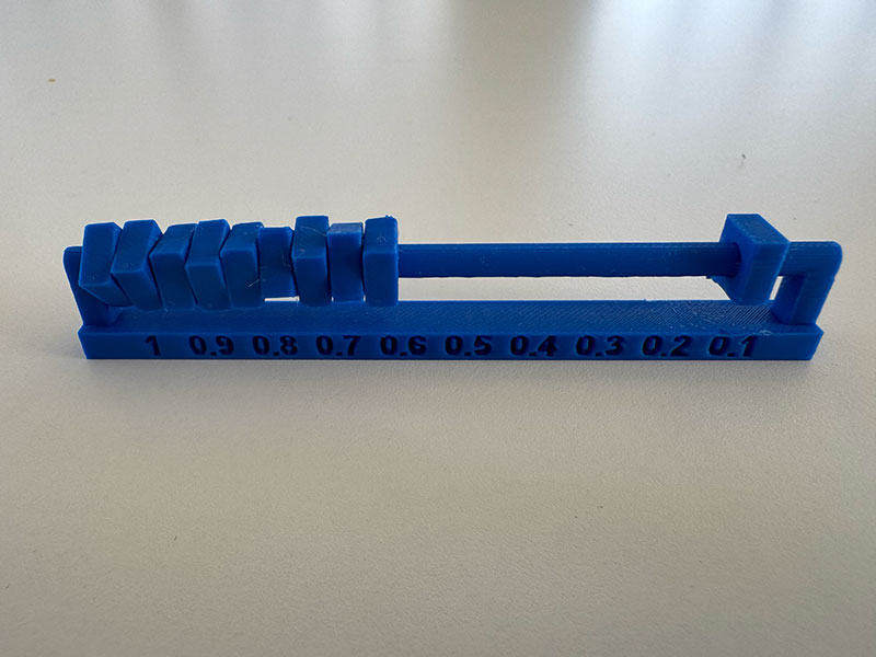 Clearance test result