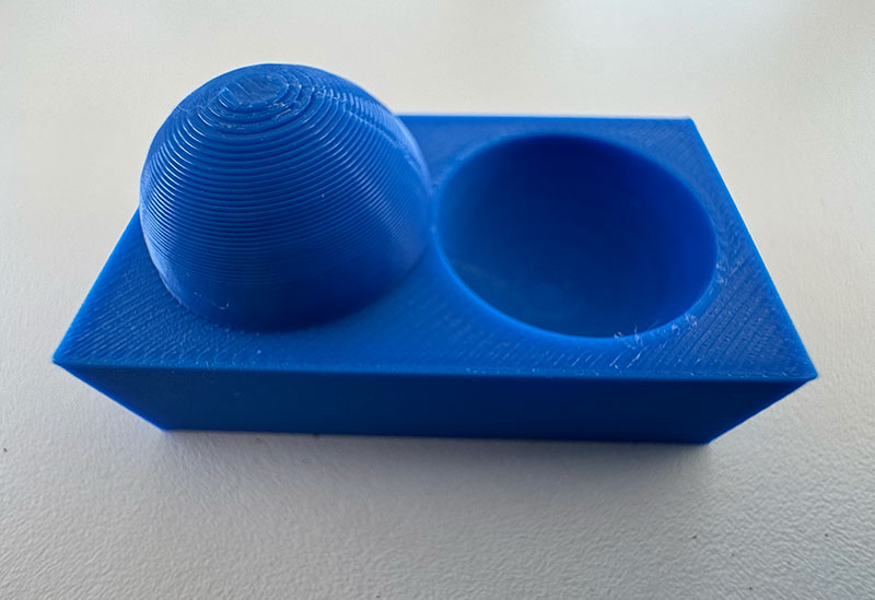 Surface finish test result