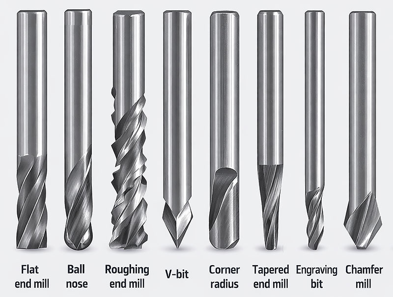 End mill types