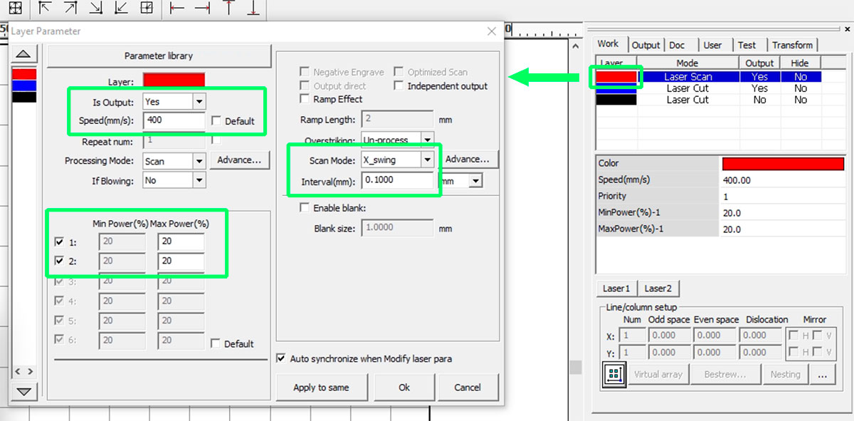 Engraving (Scan/Raster/Grabar)