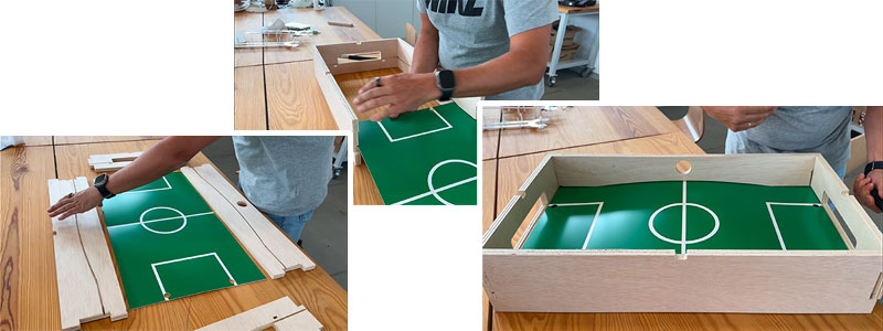 Upper wood case
