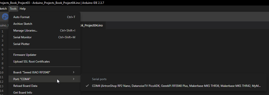 Choosing the right port.