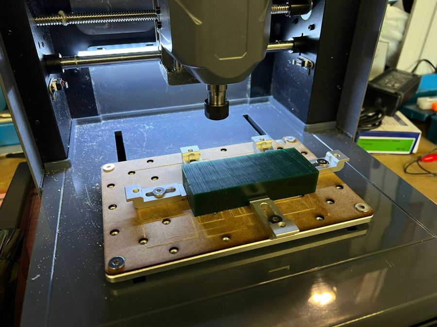 Machine setup for mold fabrication