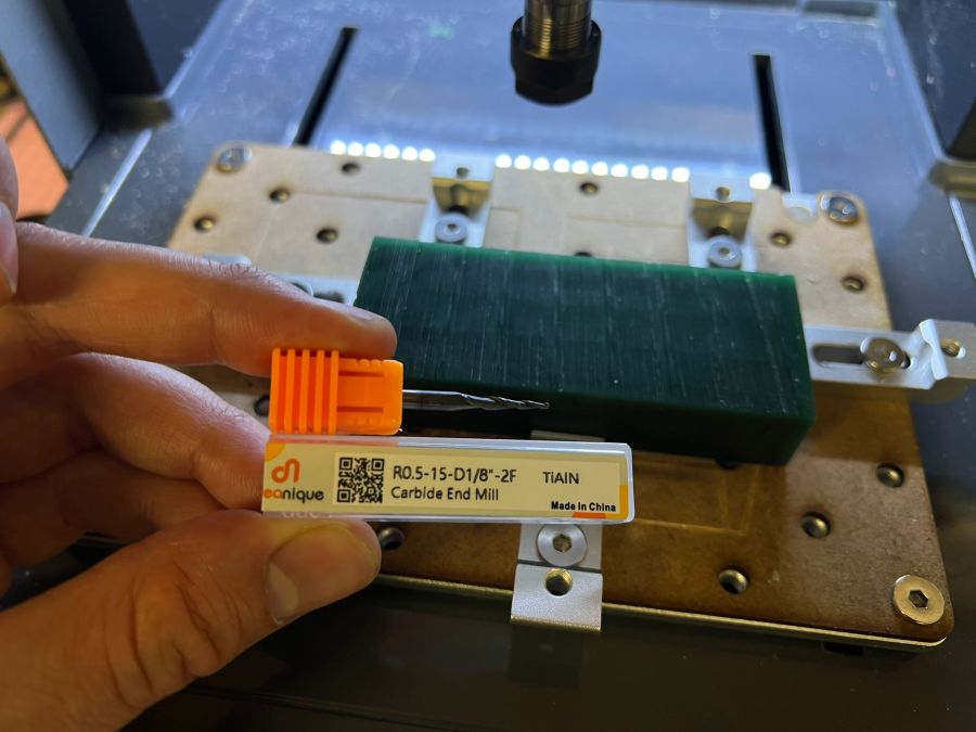 Machine setup for mold fabrication