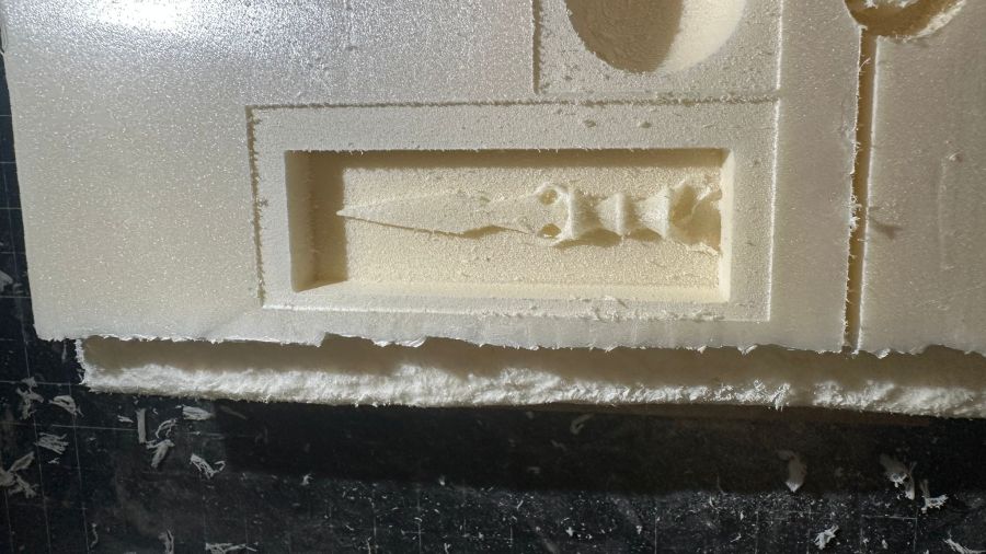 Machine setup for mold fabrication