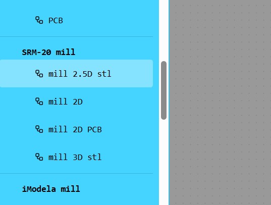 Machine setup for mold fabrication