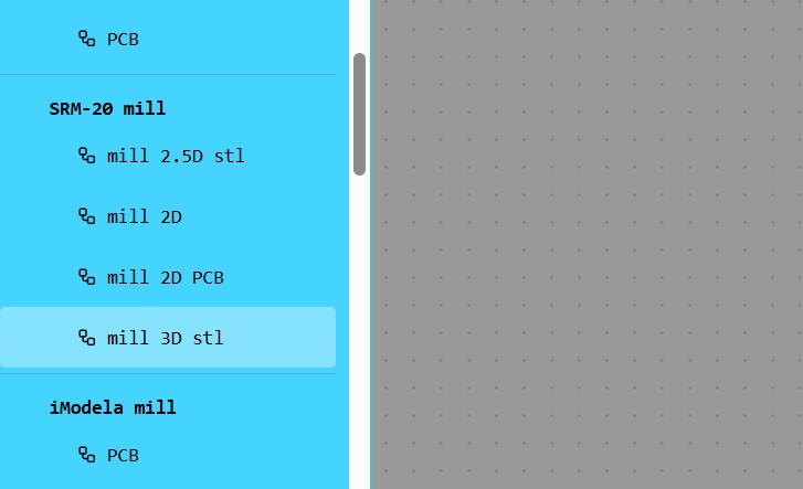 Machine setup for mold fabrication