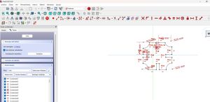 Assembled structure of the parametric kit