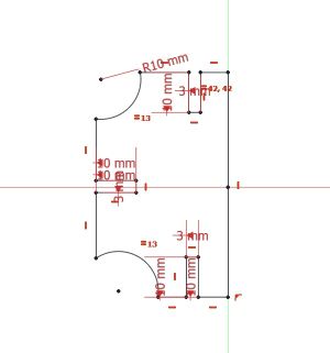 Assembled structure of the parametric kit