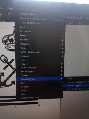 Yacht captain symbol prepared in Inkscape