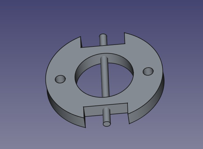 CAD model – isometric view