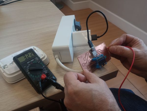 Logic analyzer capture of LED blink signal