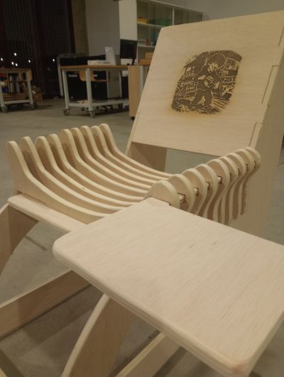 Hero shot of the final CNC project