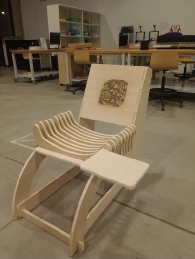 Hero shot of the final CNC project