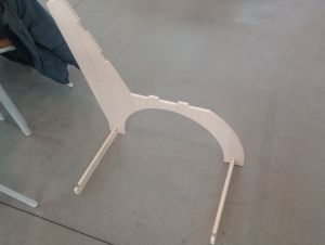 Half assembled object