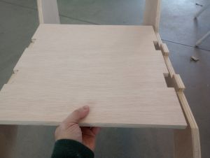 Seat measurement mistake and redesigned chair