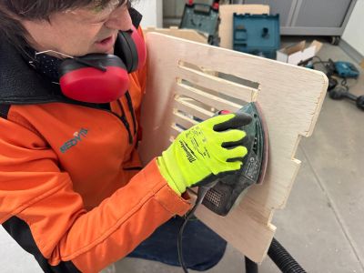 Hero shot of the final CNC project