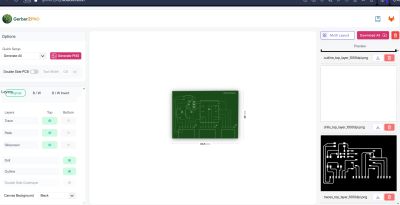 Generated traces and outline PNG